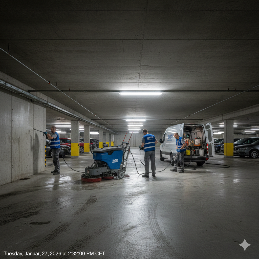 Tiefgaragenreinigung